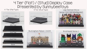 How to display Lego in 4 Tier Case Box
