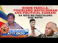 ROBIN PADILLA, POSIBLENG MATULDUKAN ANG POLITICAL CAREER! SA ISYU NG PAGTULONG KAY BATO!