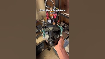 3D printed Front Man X Squid Game mask 🦑🖤 #3dprinting #squidgame #netflix #frontman #custom #mask