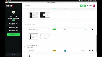 ClockIt Desktop App for Mac, Windows and Linux