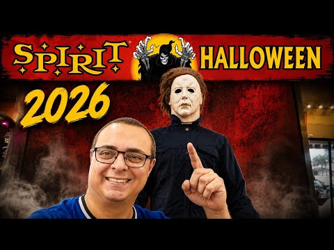 SPIRIT HALLOWEEN 2026 🎃 A MAIOR LOJA DE HALLOWEEN DOS EUA! Fantasias, Decorações e Animatronics!