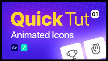 Quick Tutorial Animated Icons Epsode 01 (with After Effects) #after_effects_tutorial #after_effects