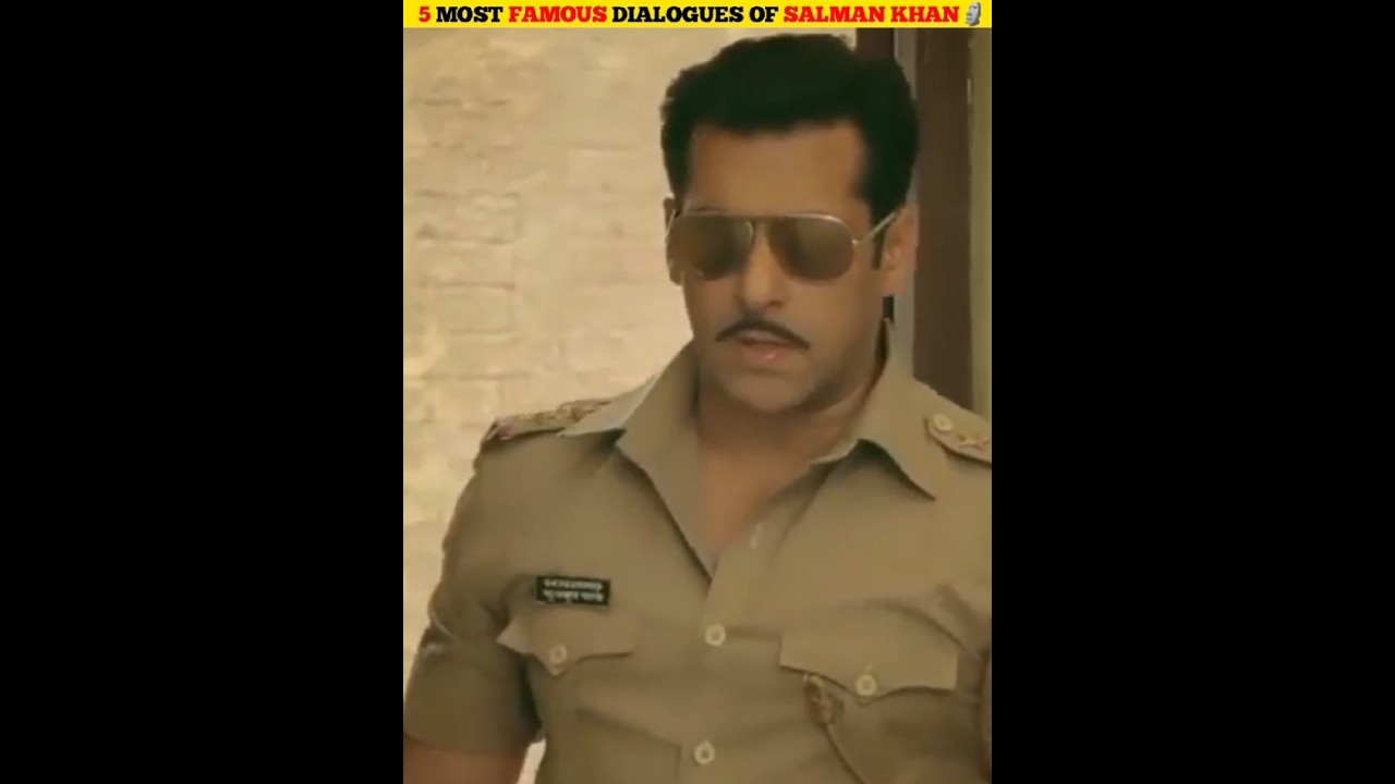 TOP 5 MOST FAMOUS   DIALOGUE OF SALMAN KHAN | 