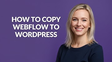 How to Copy Webflow to Wordpress - Julia