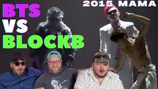 2015 MAMA BTS vs BlockB [Boys In Battle] REACTION