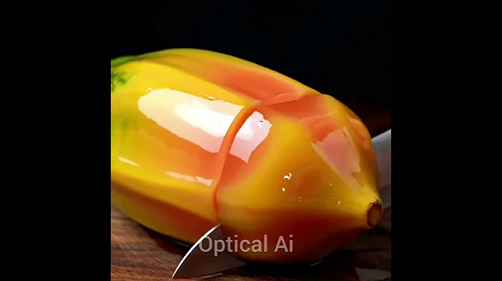VIRAL..🔥😱||CUTTING SLIMY PAPAYA😋 3D||#shorts #viral #fruit #ai #asmr #satisfying
