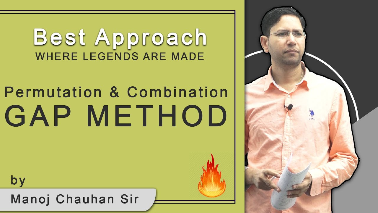 🔥🔥🔥 Gap Method | P&C | by Manoj Chauhan Sir - Best Approach