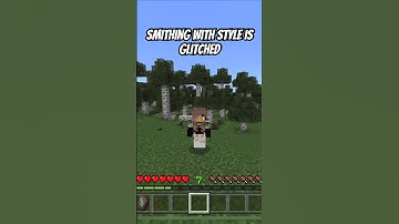 Smithing With Style is Glitched!