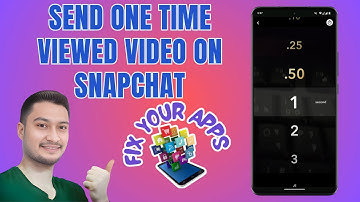 How to Send One Time Viewed Video On Snapchat - Full Tutorial (2025)