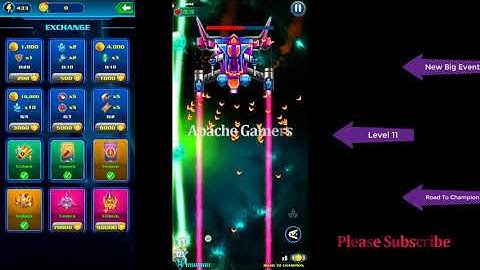 Galaxy Attack: ALien Shooter I Event Road To Champion I Level 11 without Evolve ! By Apache Gamers