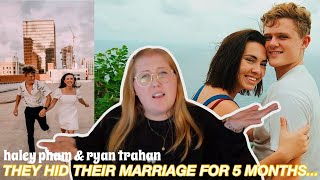 let's talk about haley pham & ryan trahan's apology for getting married during a global pandemic