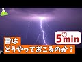 雷はどうやって出来るのか? 5分解説【気象・雷原理解説】