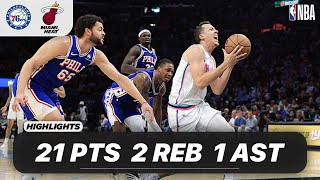 DUNCAN ROBINSON vs PHILADELPHIA 76ERS | 21 PTS - 2 REB - 1 AST - 1 BLK | 04-07-2025 Highlights