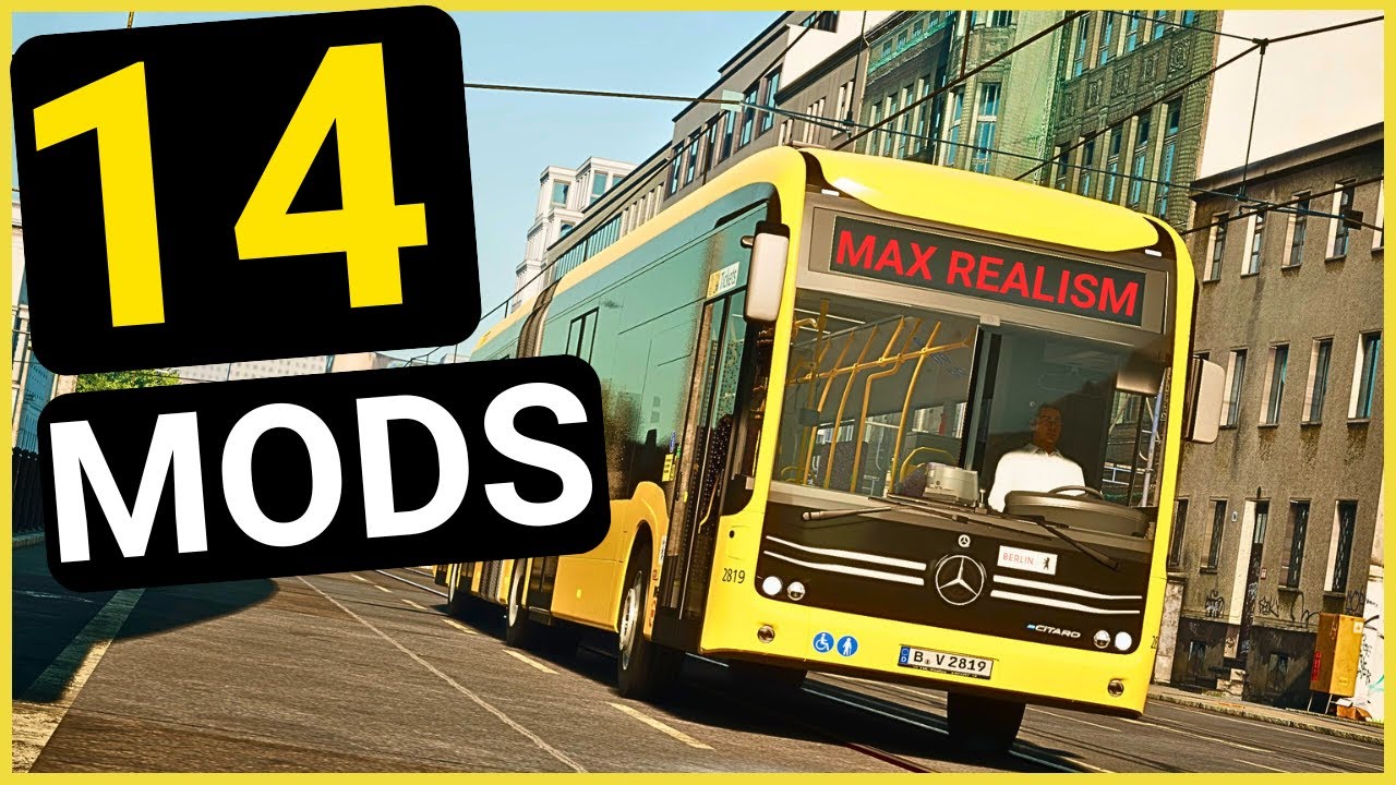 14 MODS WHICH MAKE THE BUS MORE REALISTIC | The Bus
