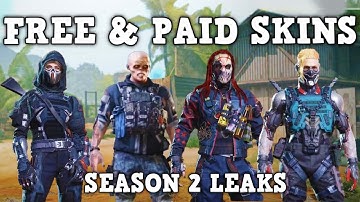 SEASON 2 LEAKS | All Free, Lucky Draw, Crate, & Bundle Characters Skins | COD Mobile | CODM