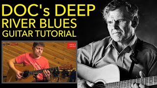 How To Play Deep River Blues Doc Watson Guitar Lesson part 3 - Fingerstyle Tutorial