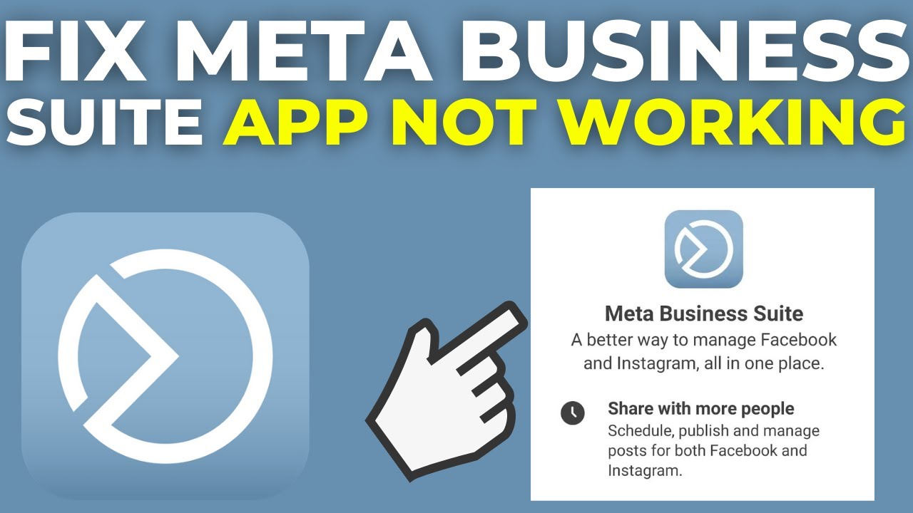 Facebook Meta Business Suite Not Working  Facebook Meta Suite Solution? 