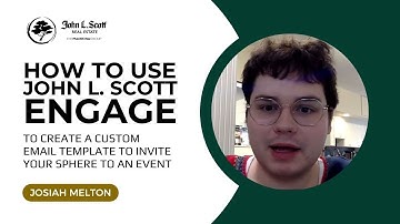 Using John L. Scott Engage CRM to Send Custom Email templates to Your Sphere