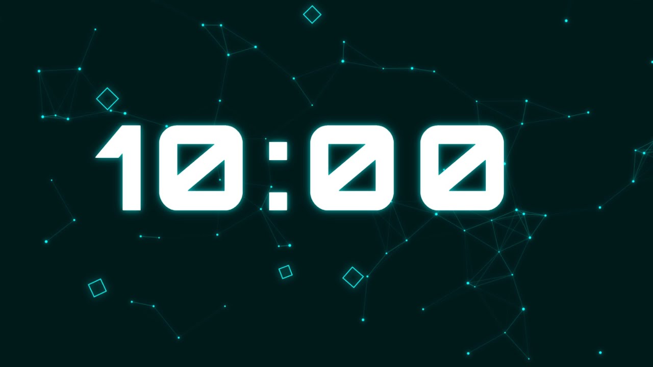 10 Minute Timer With Clock Sound Effect | Countdown Timer| DevClock ...