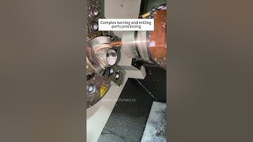 Complex turning and milling parts processing#cnc #cncmachine #cncturning#lathe#milling