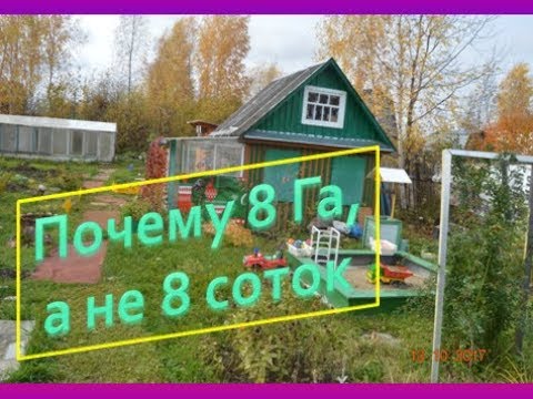 Почему 8 Га, а не 8 соток// Зачем тебе 8 Га земли?
