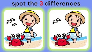 find the 3 difference |No637