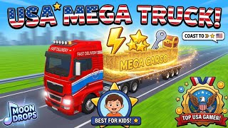 ⚡ FAST DELIVERY! Mega Truck Speed Run Across USA Highway screenshot 2