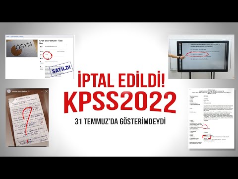 2022 KPSS İPTAL EDİLDİ! İŞTE SEBEPLERİ