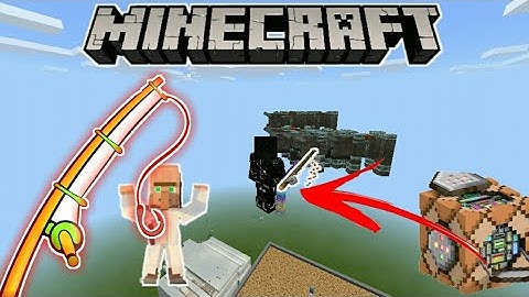 ✔️How To Make A Powerful Fishing Rod Use Command Block in Minecraft