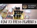 How to press Tammy Tanuka pigments - in depth tutorial