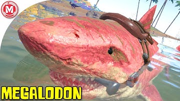 ARK: Survival Evolved - 100+ Megalodon Tame (Gameplay)