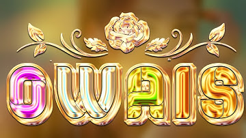 Glass Font Photo Editing | How To Make Glass Font Name Editing | Fardeen Designer