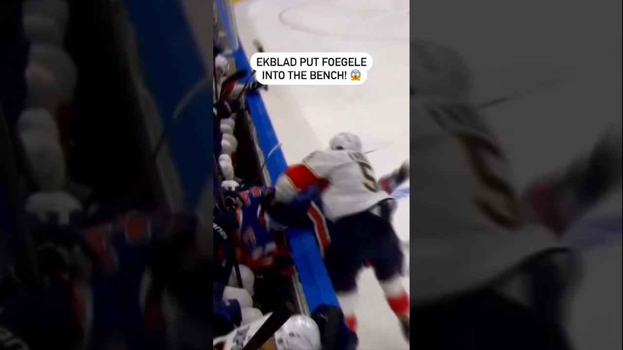 What A Hit By Aaron Ekblad 💥