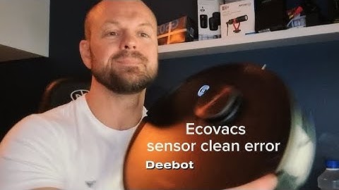 How to fix Ecovacs Error - sensor clean SOLUTION👍  Black Week Sale must have!