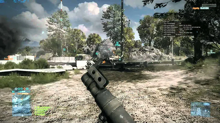 BF3 PC Beta Caspian Border 64 Players Gameplay [HD]