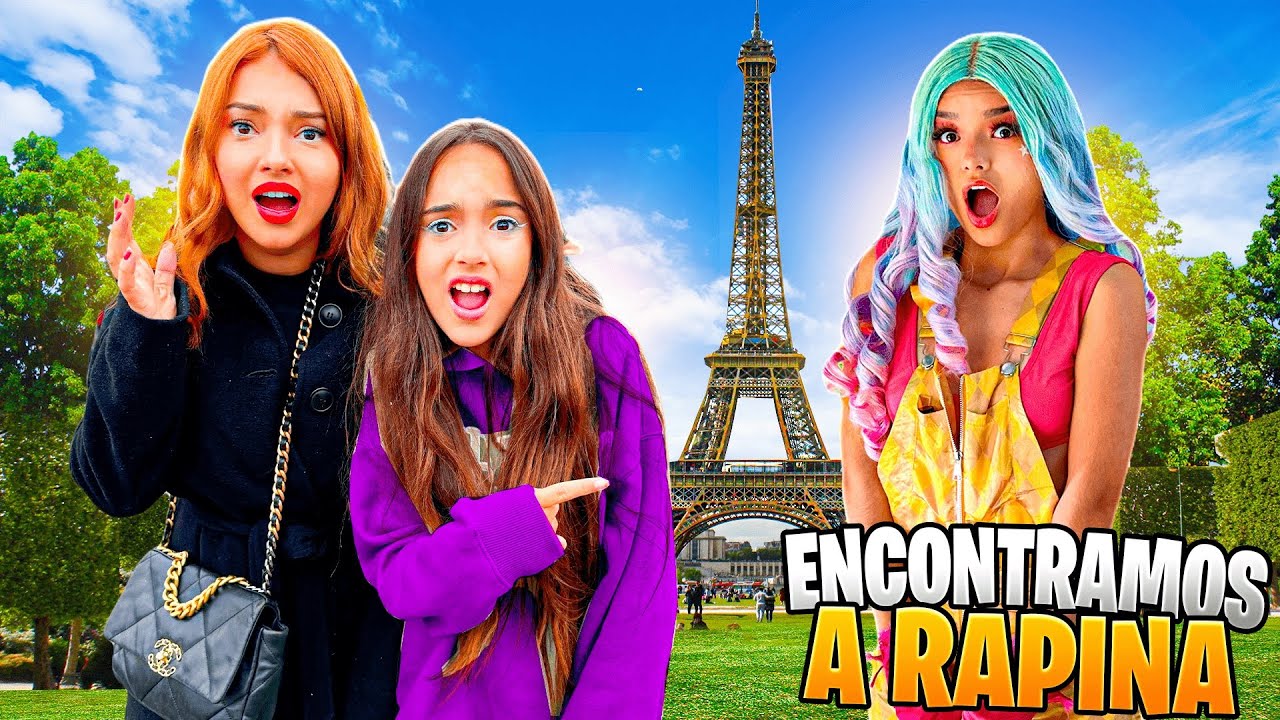 VIAJAMOS PARA PARIS E ENCONTRAMOS A RAPINA!