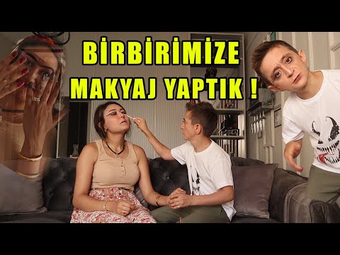 EMRE GÜL İLE BİRBİRİMİZE MUHTEŞEM MAKYAJ YAPTIK !!