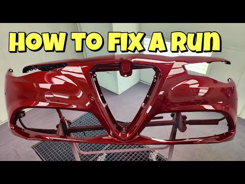 HOW TO FIX A RUN OR SAG IN CLEAR COAT