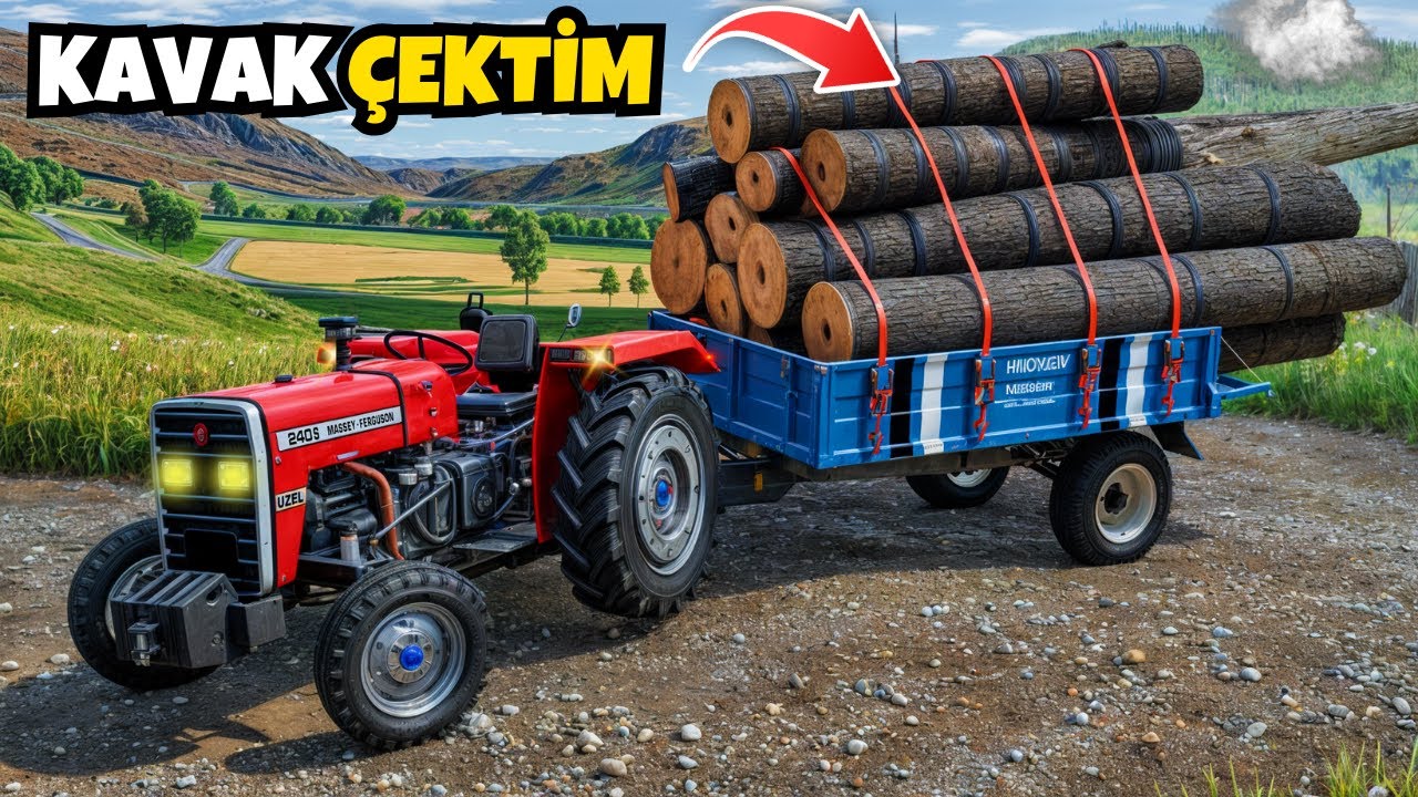 PARA KARŞILIĞI KAVAK ÇEKTİM | FS22 GAMEPLAY | FARMİNG SİMULATOR 22