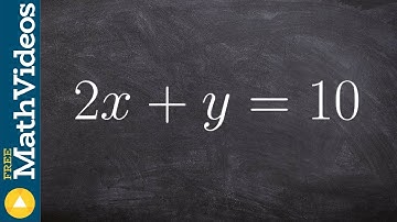 When do you know if a relations is in linear standard form