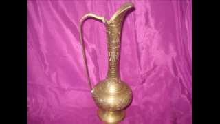 DEMO OF A DECORATIVE BRASS VASE WITH DETAILED DESIGN MADE IN INDIA \u0026 WHAT IT IS WORTH