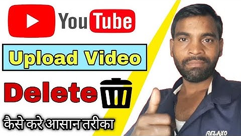 YouTube Channel Pe Upload Video Delete Kaise Kare | how to delete video from youtube channel