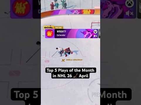 Top 5 Plays of the Month in #NHL26 🏒 April