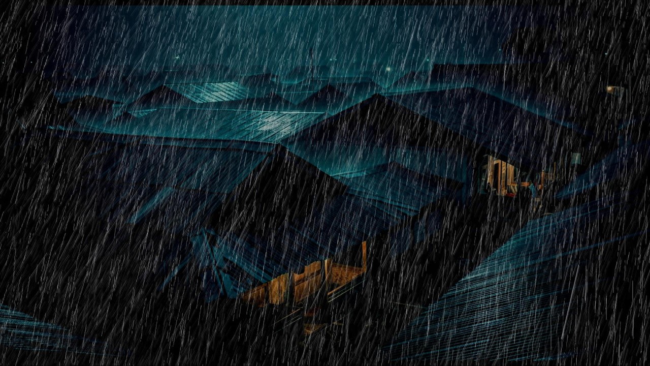 No Ads Rain Sounds for Sleeping | ASMR Rainstorm and Thunder for Sleep Tonight
