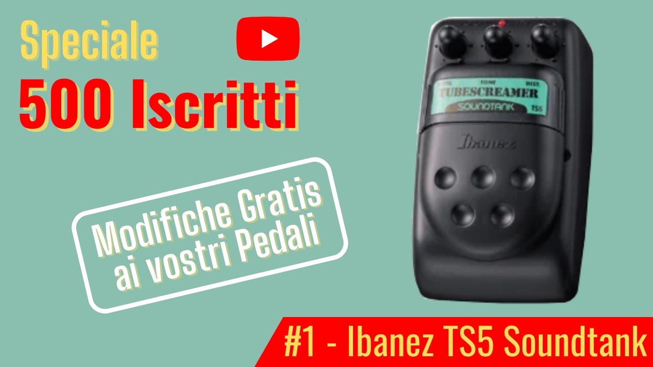 IBANEZ TS5 懐かしのIbanez sound tank シリーズ❤️ Ibanez TS5 Tube Screamer - Pedal on ModularGrid