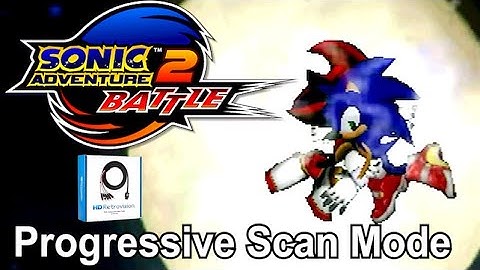 Sonic Adventure 2 Battle Intro - Gamecube Progressive Scan - Retrotink 5x Pro