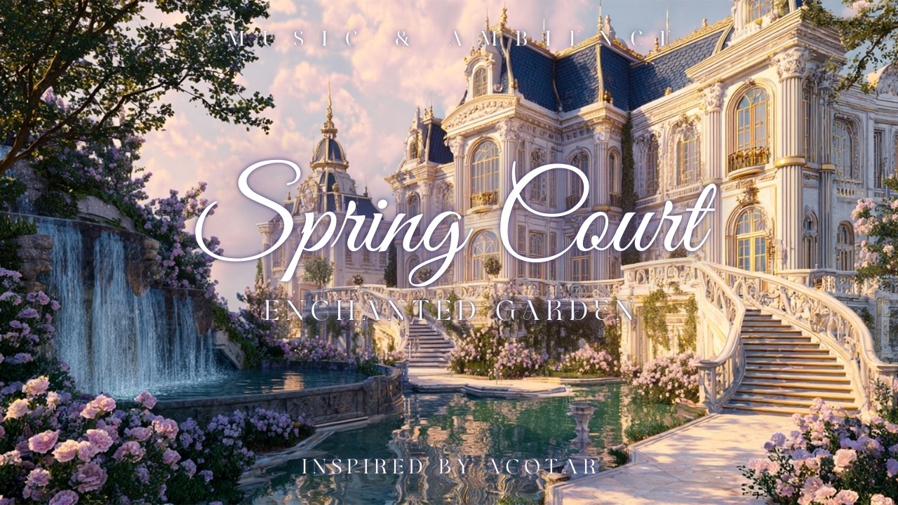 ACOTAR Spring Court Ambience | Enchanted Garden Melodies for Relaxation & Magical Escape