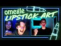 LIPSTICK💄Drawing on Omegle "Review/Reactions" | rooneyojr