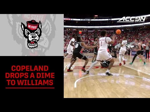 NC State's Quadir Copeland's Slick Assist To Darrion Williams Is Sure To Please