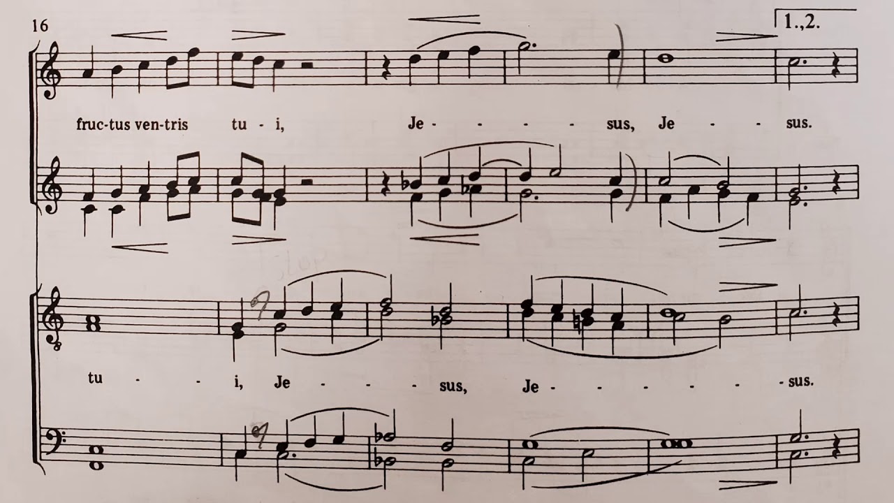 Ave Maria - Biebl - Tenor 1